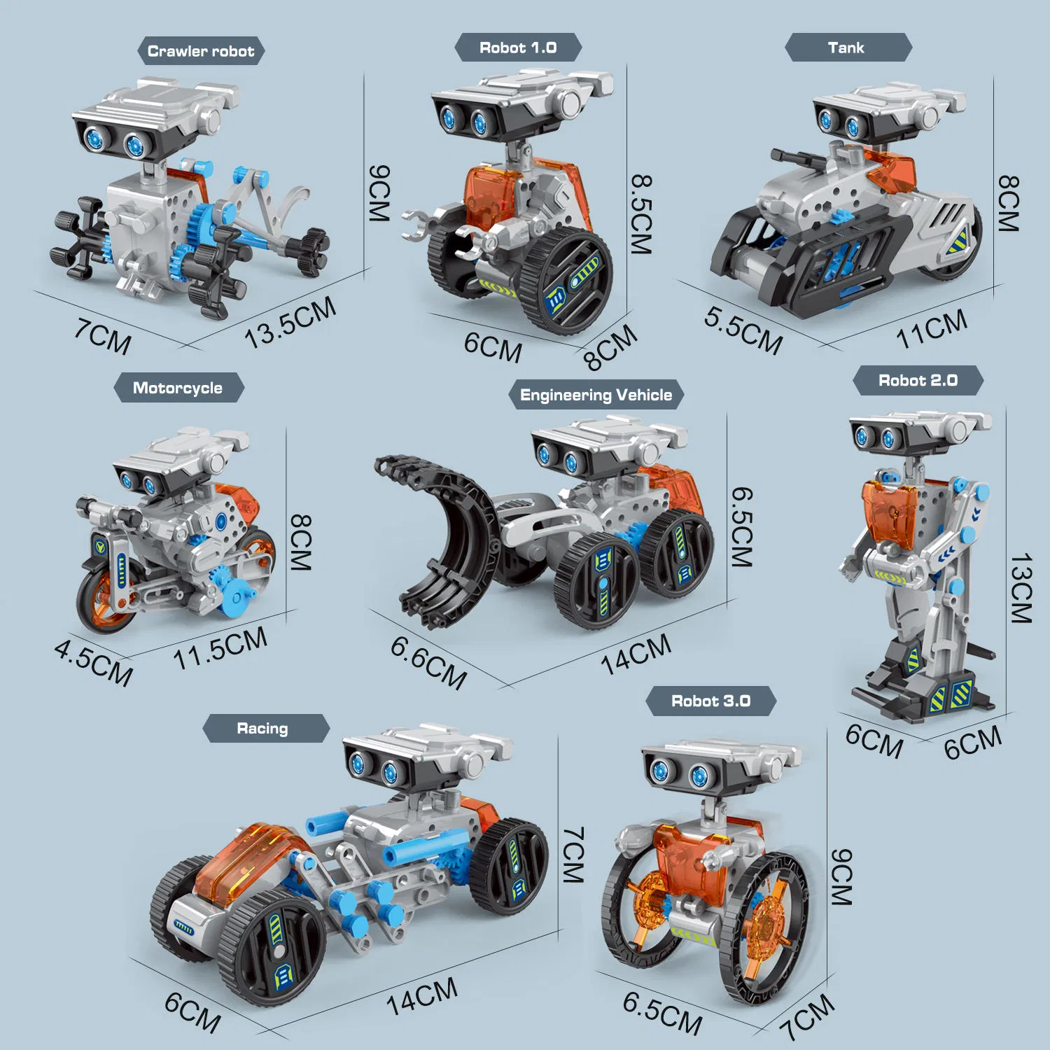 Hot Selling 12 In1/21 in 1 Science Solar Robot Toy Learning Tool Education Robots DIY Building Powered Technological Kit for Children