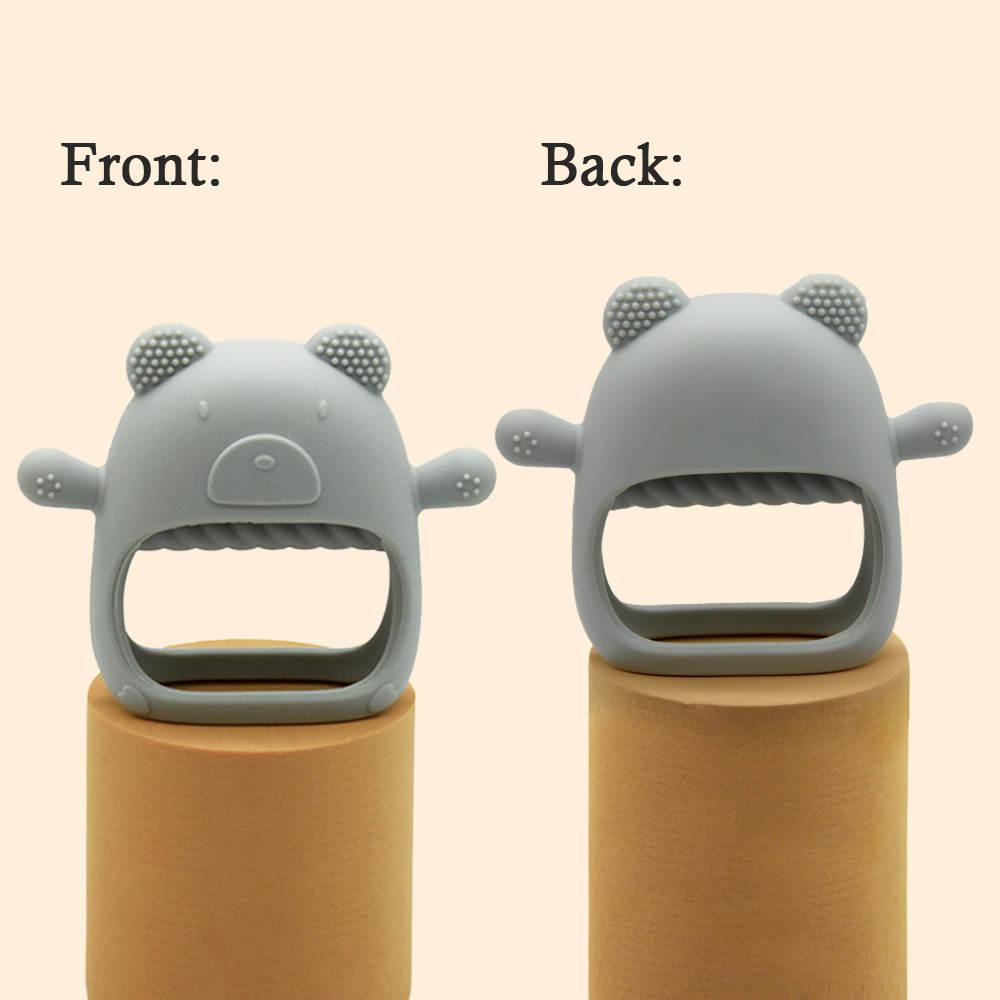 2026 Hot Silicone Soft Toy Teethers Babies 0-24 Months Chewing Gum Massage Relief Dropping Prevention Suction Base Safe Non