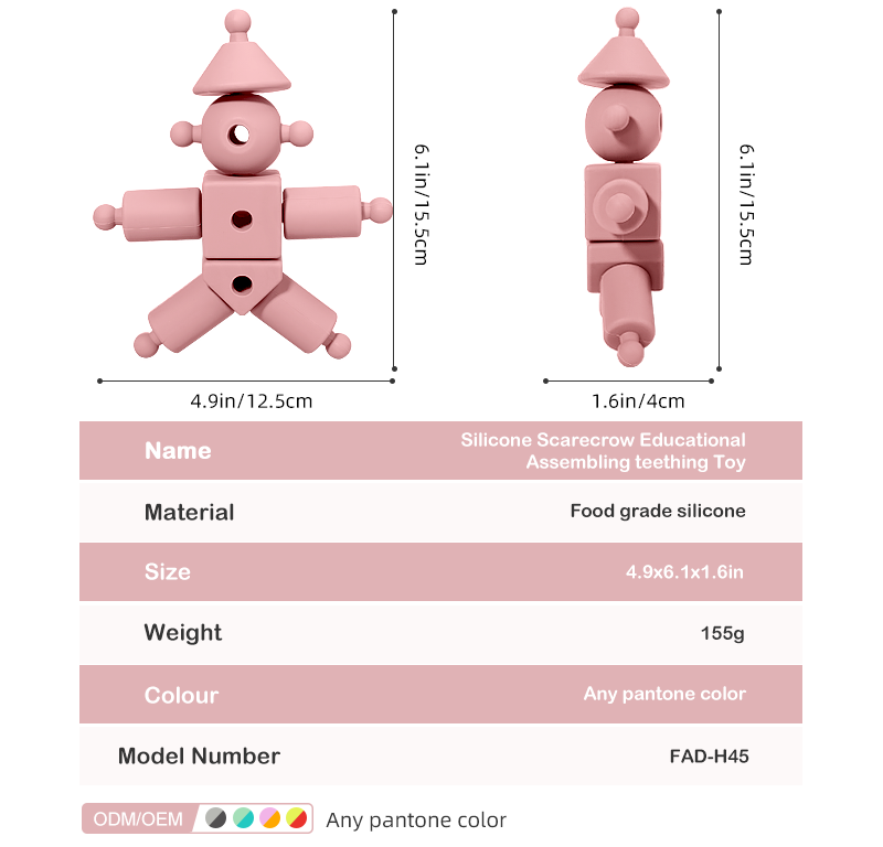 Silicone teething toy 2