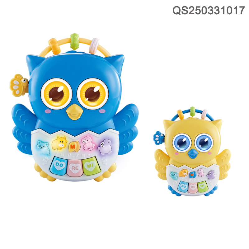 QS Toys Cartoon Electronic Piano Children's Educational Toys Multi Functional Musical Instrument Toy with Light and Music