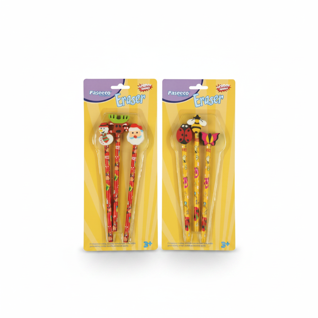 Students Stationery Set Custom School Supply Pencil Case Set Pencil Eraser Topper Sharpener Ruler Children Creative Set