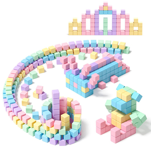 Magnetic Blocks Toddler Girl Toys Magnet Building Blocks STEM Sensory Outdoor Toys for 3-5 Year Old Boys &amp; Girls Magnetic Cubes