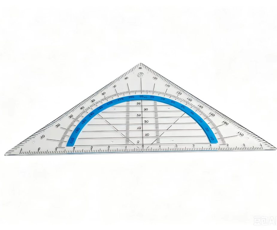 Top School Student Square Triangle Tulers Triangle Scale Ruler