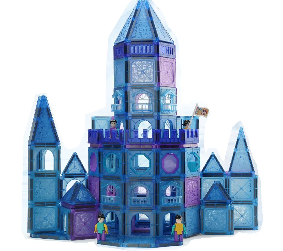 Magnetic Tiles 356PCS Kids Toys Classroom Sensory Toy for Toddlers Stem Learning Building Blocks