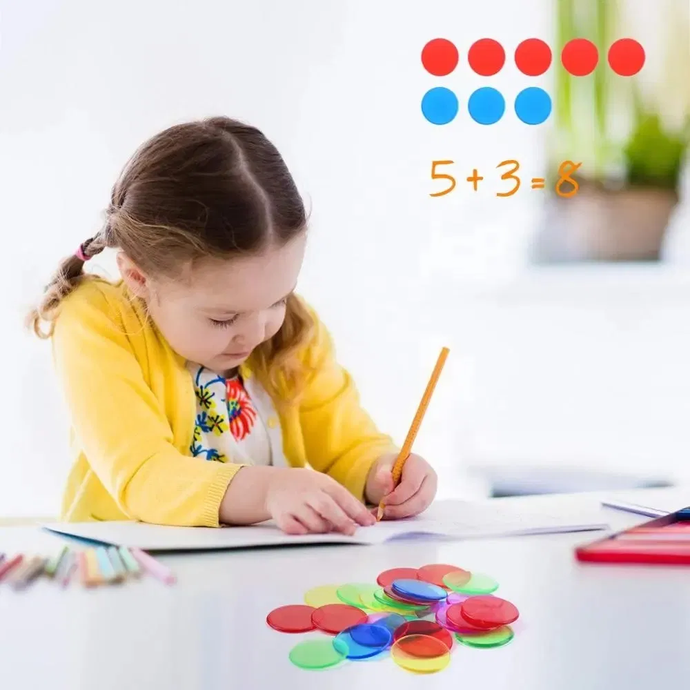 Chips Mixed Color Marker Educational Counting Classroom Learning Toy Fun Game Kids Toy