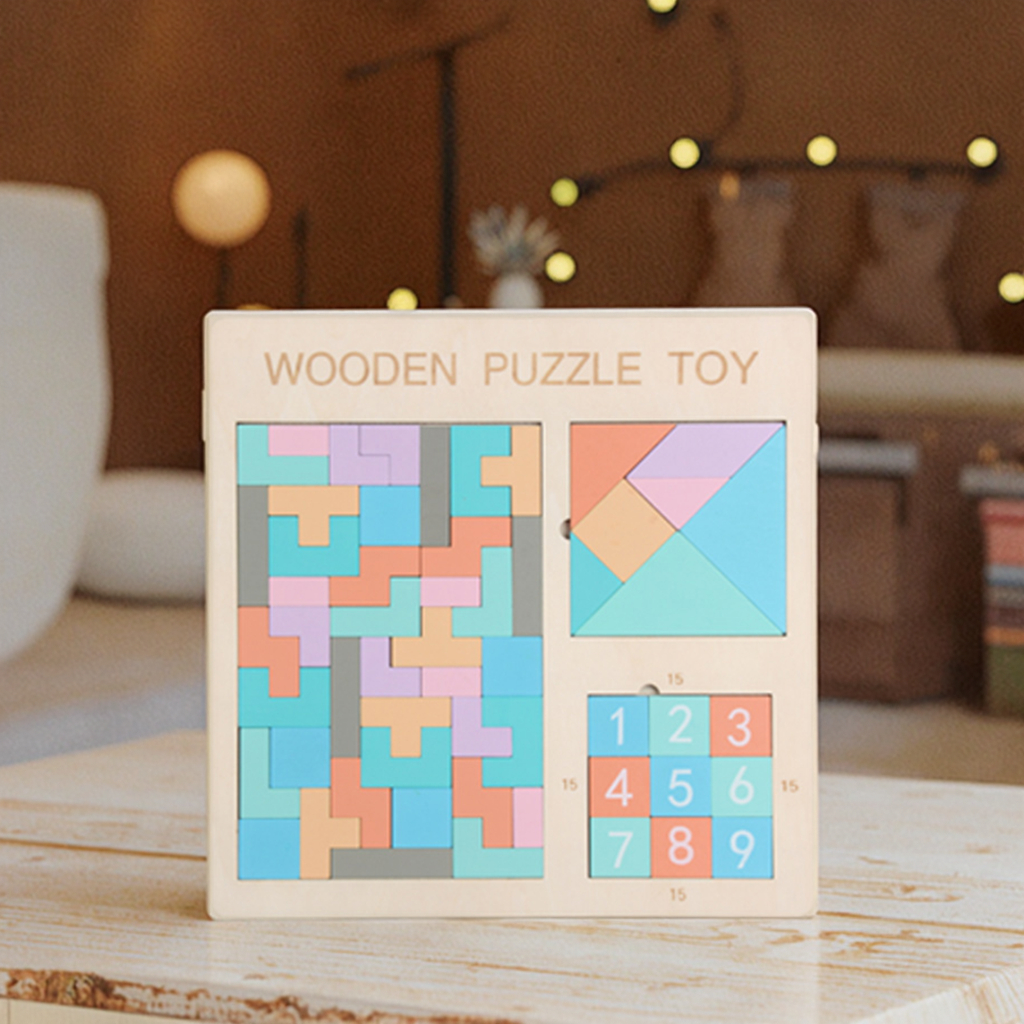 Children Puzzle Creative Montessori Preschool Stem Kids Educational Toys