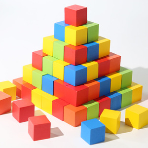 Blocks Square Blocks Mathematics Teaching Aids Square Blocks Kindergarten Toys
