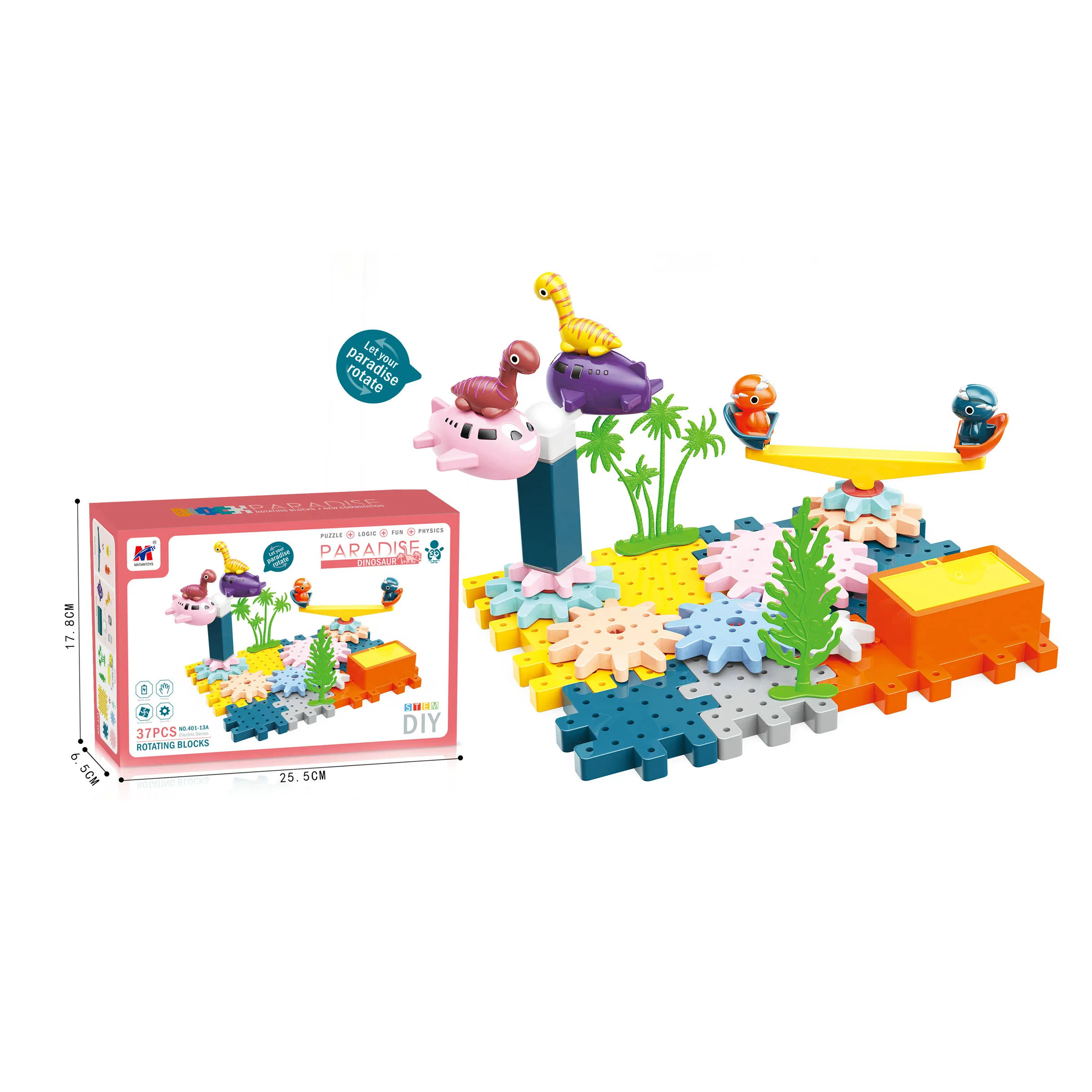 Engineering 4 in 1 DIY Educational Toy Car Plastic Kids Learning Science Building Block