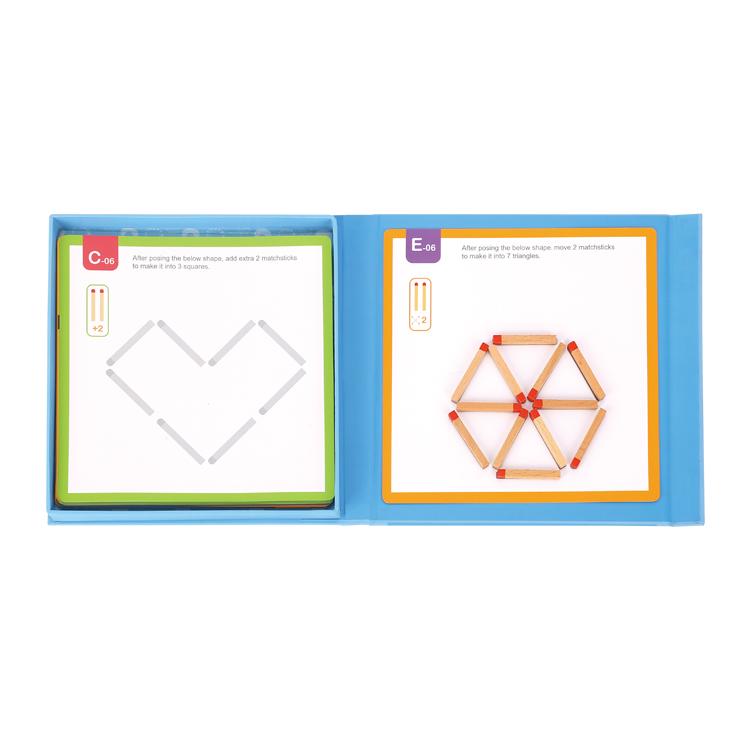 2024 New Wooden Educational Toys Creative Math Sticks Kids Toy to Learning
