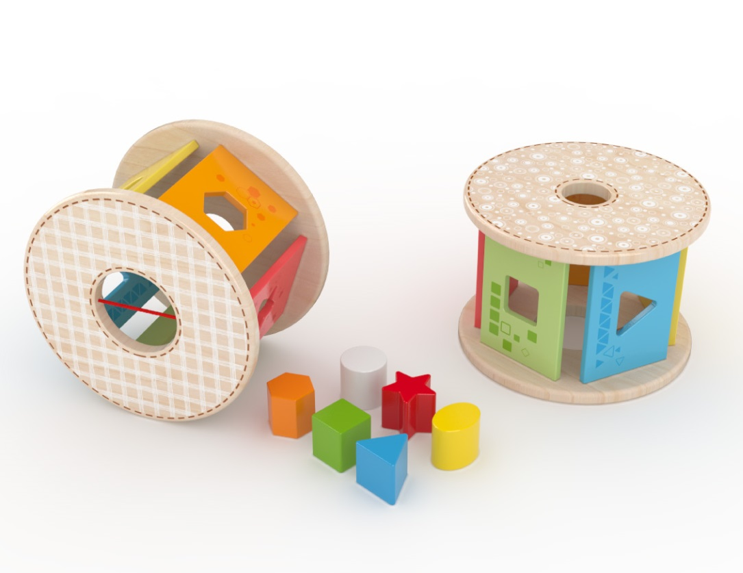 Interactive Color and Shape Sorting Toy for Early Learning