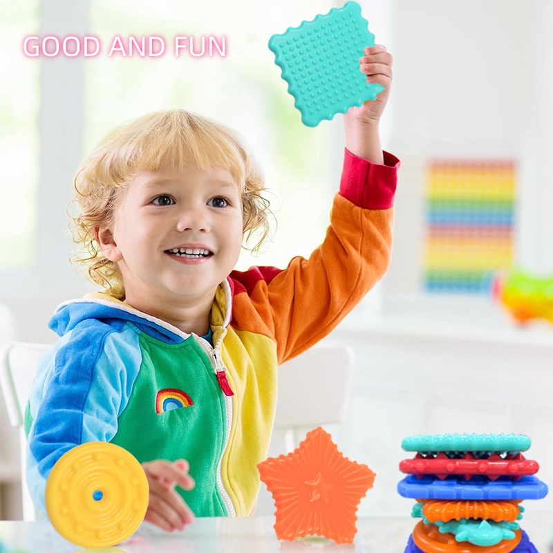 Customizable Super Soft Textured Sensory Fidget Toy for Autistic Children Special Needs Stress Calming Toys for Kids