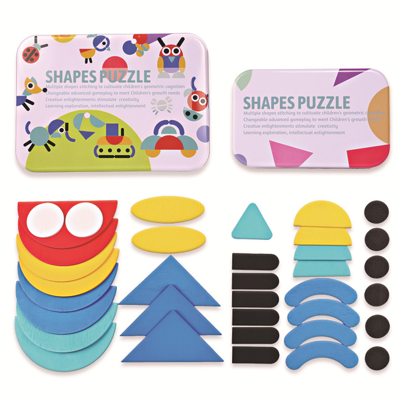 Wooden Educational Shapes Puzzle Details 3