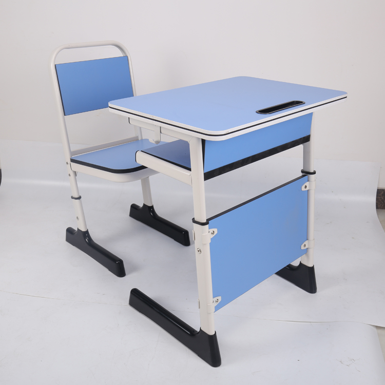 Classroom Furniture Student Desk Mdf School Desk And Chair Primary Adjustable Height Children School Chair And Table Set