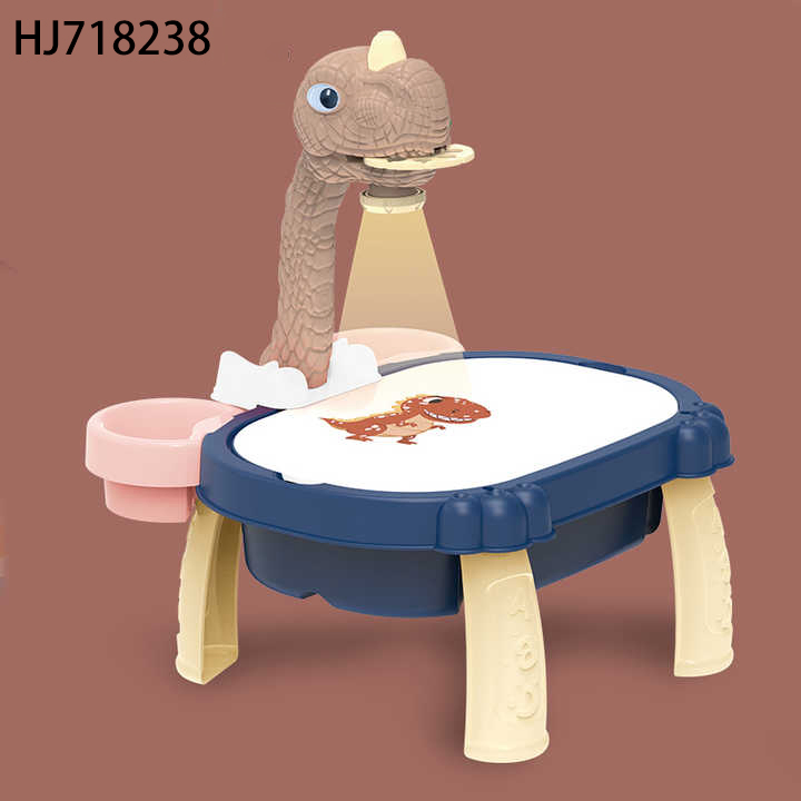 Projection Drawing Shooting Track Building Blocks Table Stem Toy for Kids Creative Play Educational Game Interactive Montessori Learning Developmental Toy