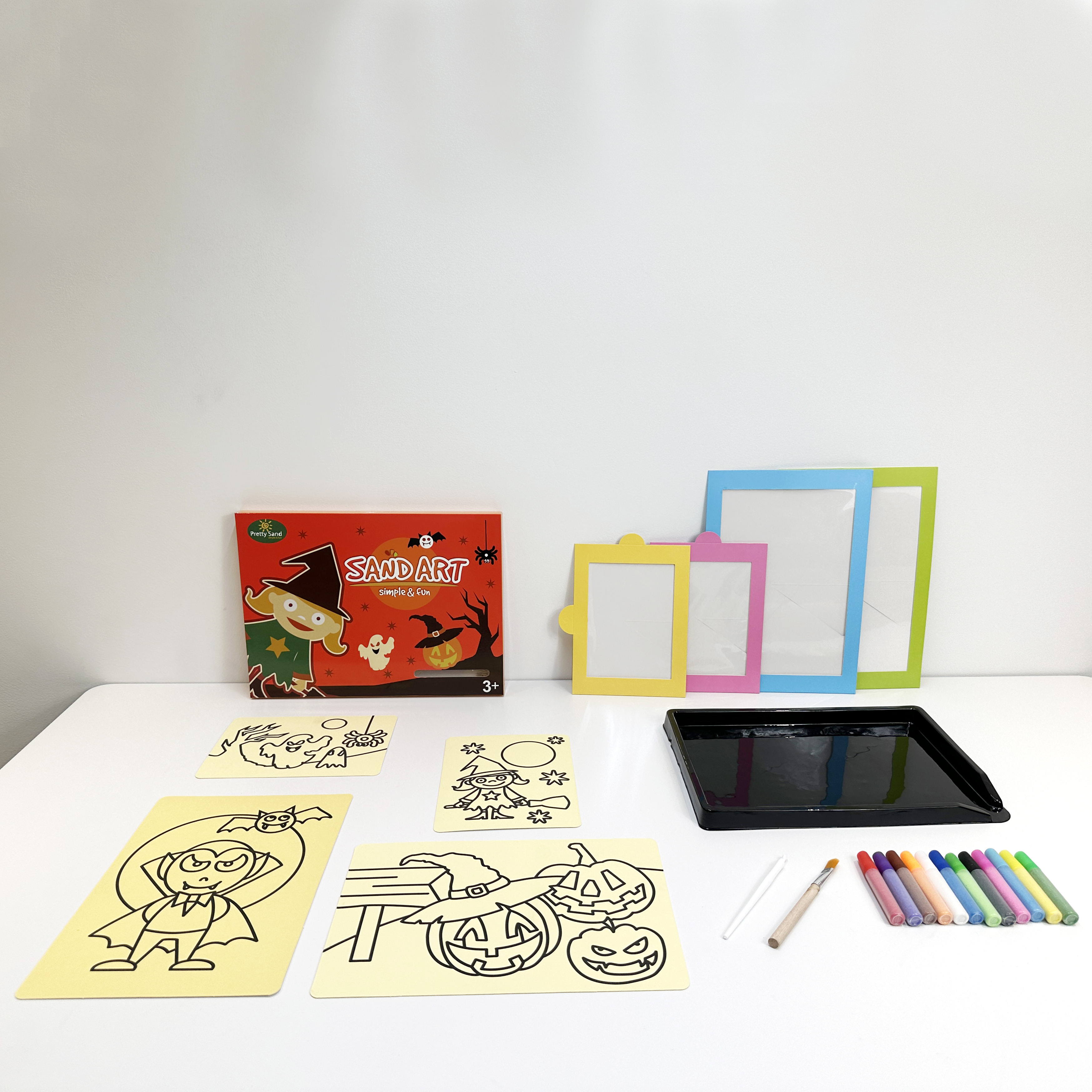 Children Early Educational Learning Creative Toy DIY Crafts Art Drawing Cards Pictures Kits Animals Sand Painting for Kids