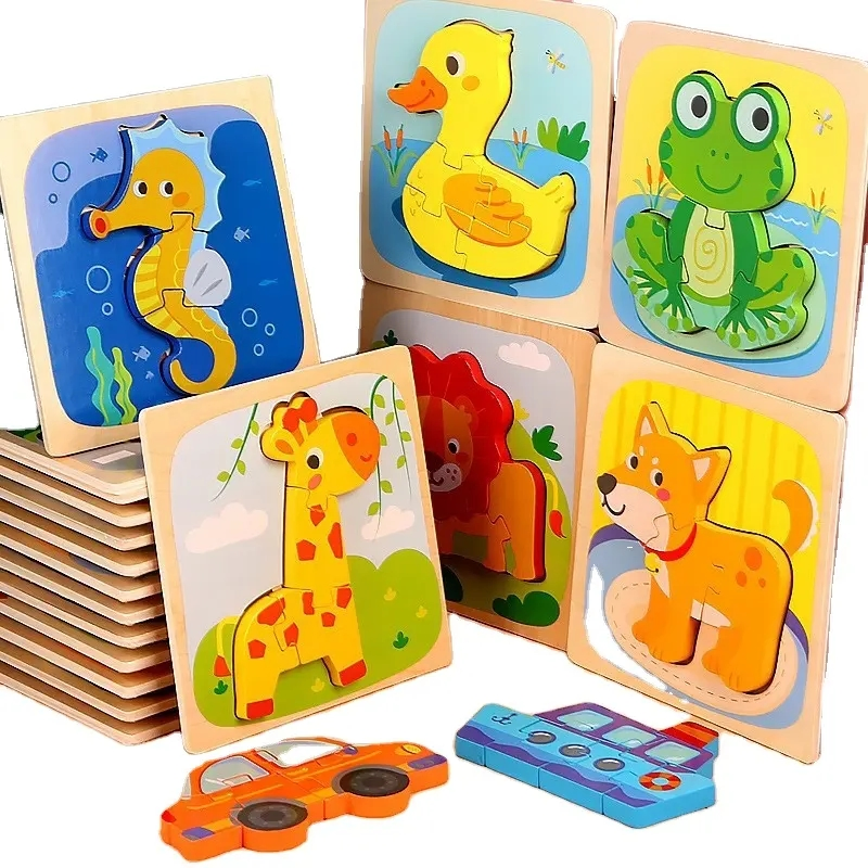 China Wholesale Baby Gift Car Educational Plastic Children Kids Kitchen DIY Learning Construction Montessori Fidget Popular Block Girl Puzzle Game Wooden Toy