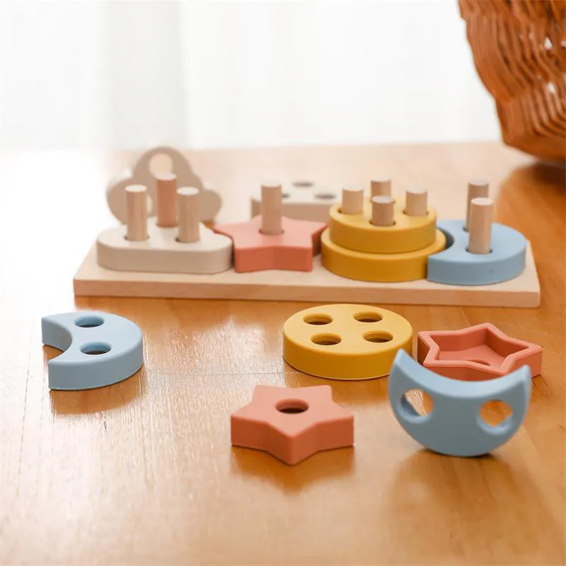 Baby Cognitive Building Block Car Toy for Kids' Early Learning Fun