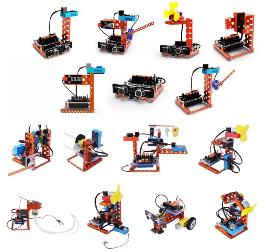 Best Seller 15 1 Intelligent Smart Home Training Kit Kids Educational STEM Building With Mechanical Maker Boards