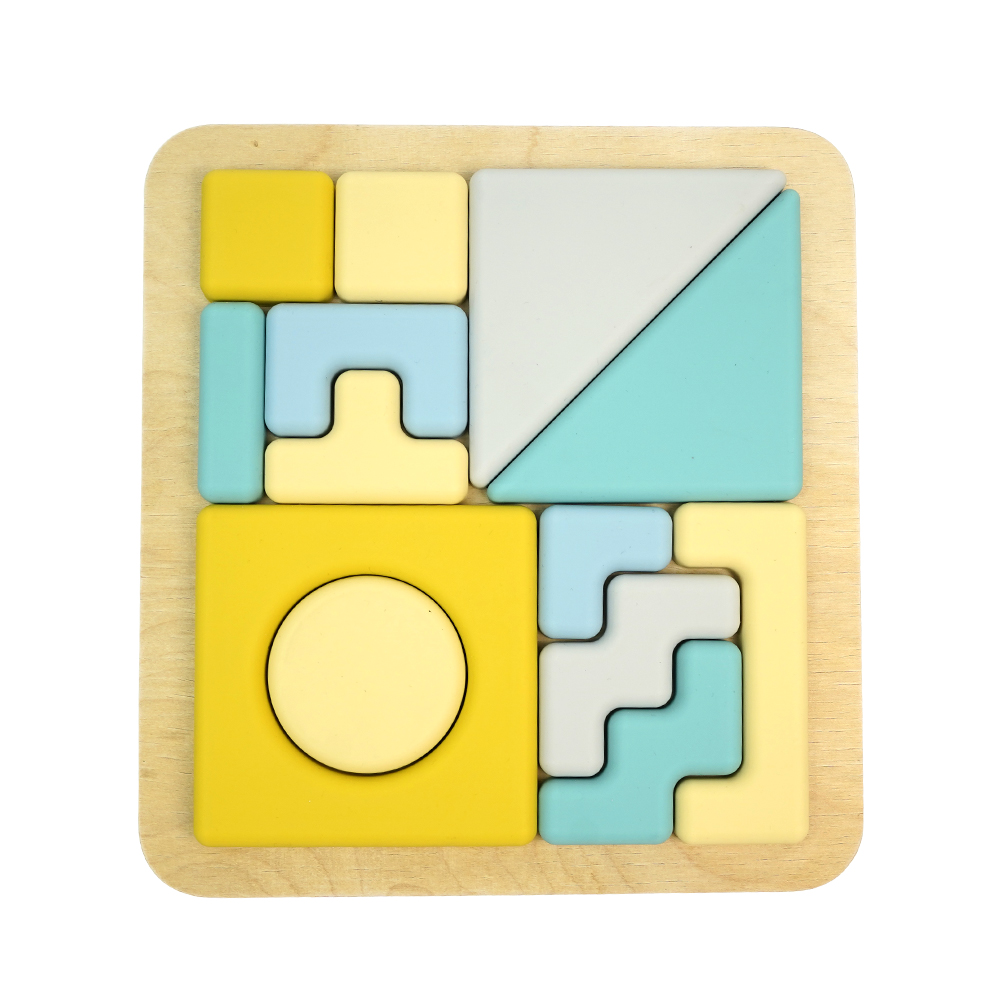 Free Bpa Silicone Educational Learning Toys Puzzle for Children Toys With Puzzle for Baby Preschool Education Gift Toy