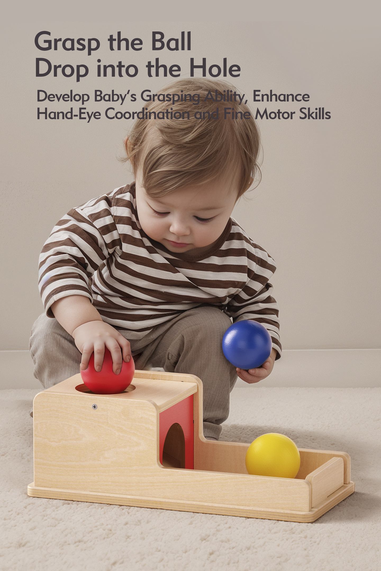 Wooden Montessori Educational Toys for Infants