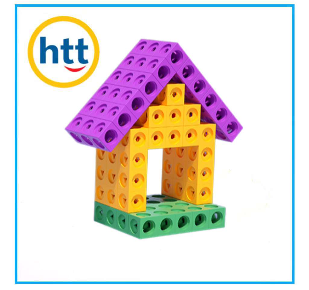 Plastic Educational Puzzle Kid Toys Classroom Learning Supplies, Homeschool Preschool Learning, Counting Toys, Math Linking Cubes