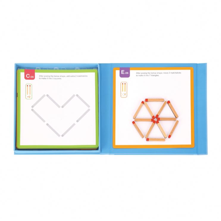 2024 New Wooden Educational Toys Creative Math Sticks Kids Toy to Learning