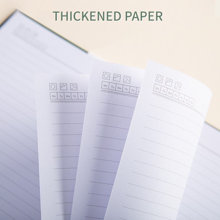 High-End A5 Softcover Refillable Spiral Notebook | Thick PU Leather Journal With Elastic Closure For Business Office &amp; Home Use