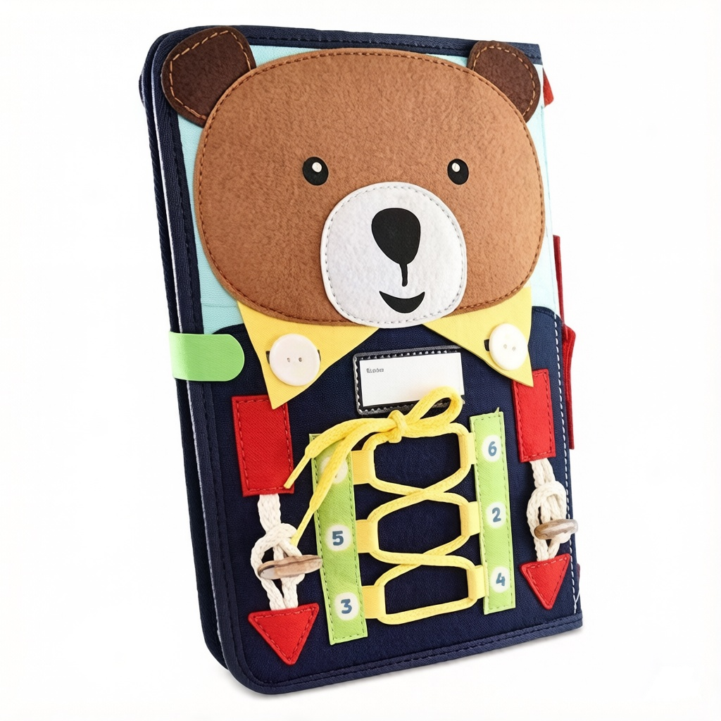HEBEI Factory OEM ODM Handmade Felt Busy Book for Toddlers-Colorful Preschool Educational Toy with Custom Logo