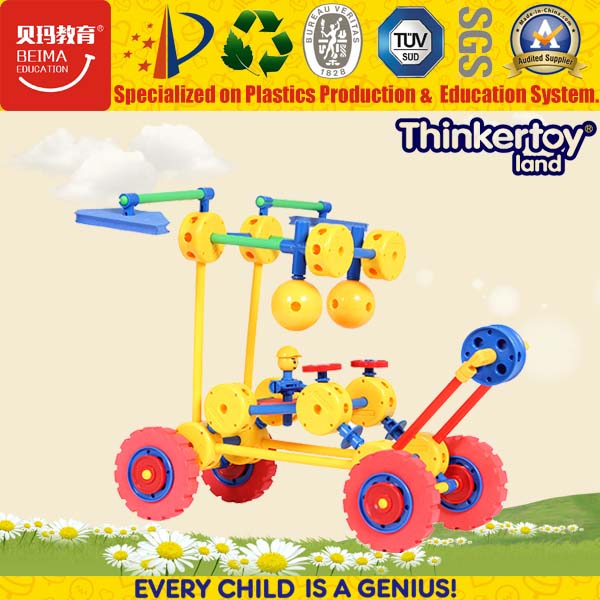 Construction Set Build Bicycle, Tank, Scootie, Motor Car Learning Toys