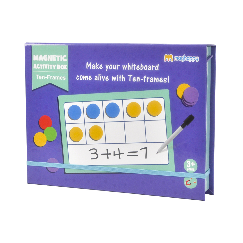 Popular Creative Magnetic Educational Jigsaw Puzzle for 3 Year Old Kids Learning Board Ten Frame Expansion Whiteboard Game Box