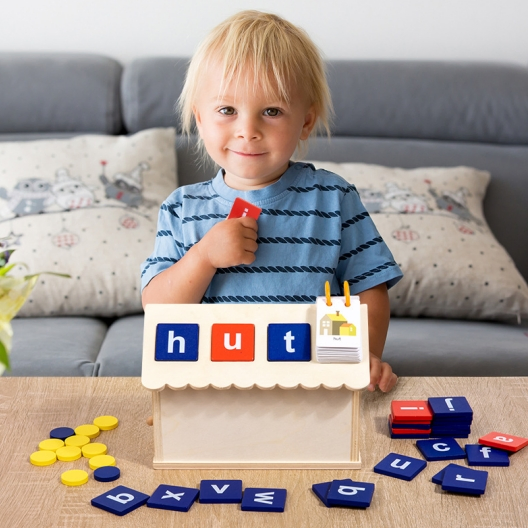 EMA Wooden Montessori Learning Toys Preschool Classroom Teaching Aids for Kids