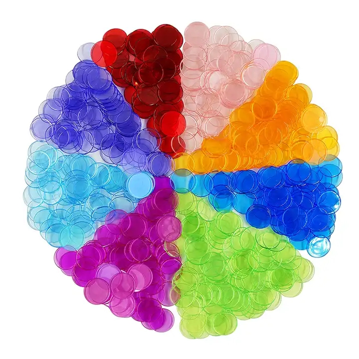 Learning Education Math Toys Plastic Coin Bingo Chip Children Kids Classroom Supplies