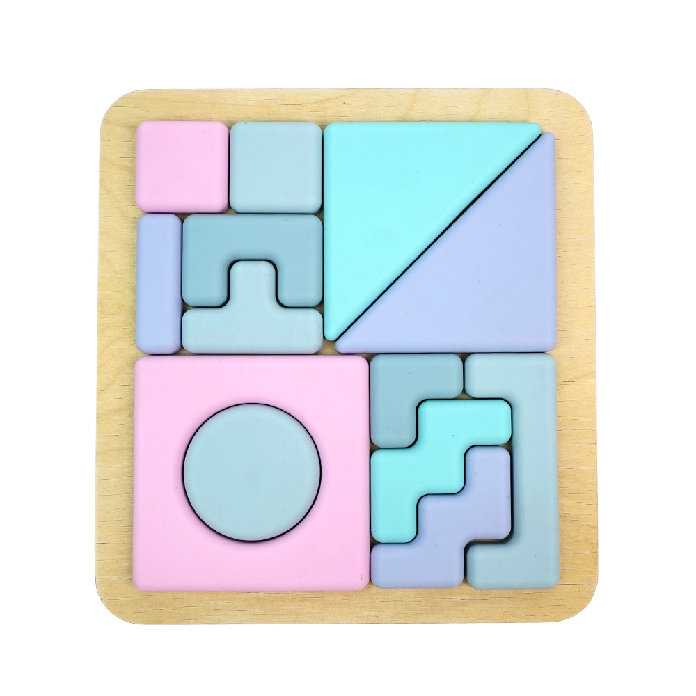 Free Bpa Silicone Educational Learning Toys Puzzle for Children Toys With Puzzle for Baby Preschool Education Gift Toy