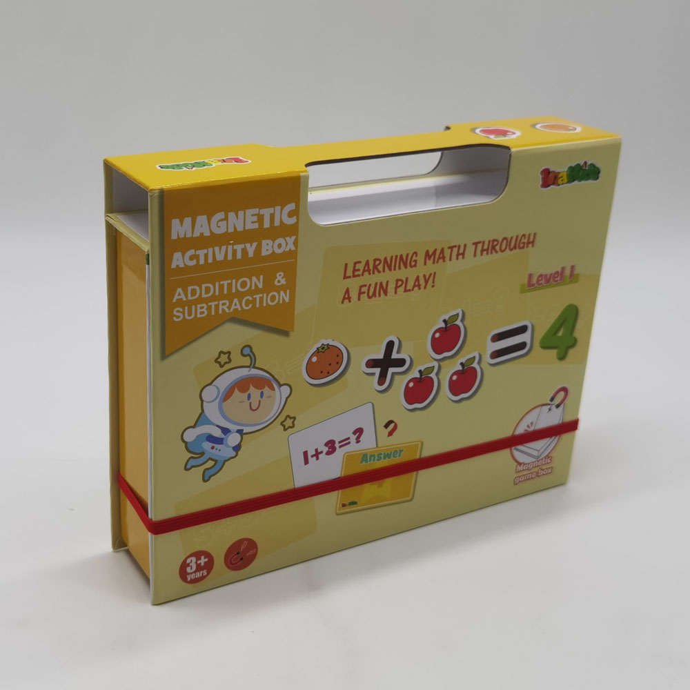 Hot Activity Box Educational Jigsaw Puzzle with Paper Pieces for Kindergarten Kids-Fun Math Learning Subtraction Study Gift
