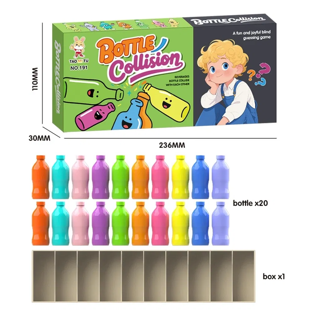 Educational Logic Puzzle Bottle Game for Kids Problem-Solving Ability Enhancement