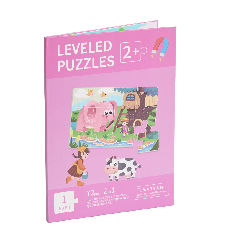 Preschool Education Toys Magnetic Puzzles Educational Puzzle Books Children's Magnetic Puzzles Full-color Printing