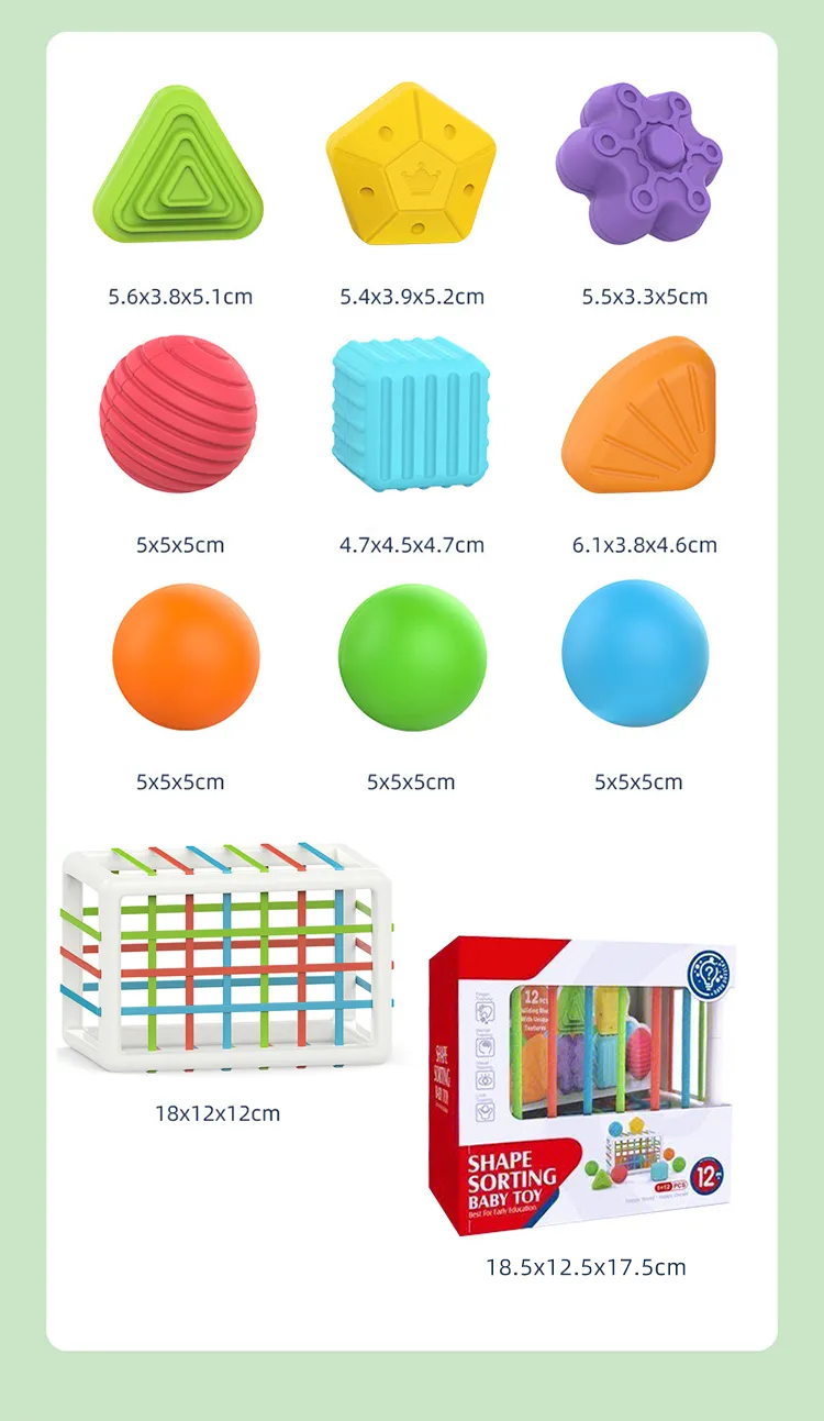 Sensory Shape Sorting Toy Detail 5