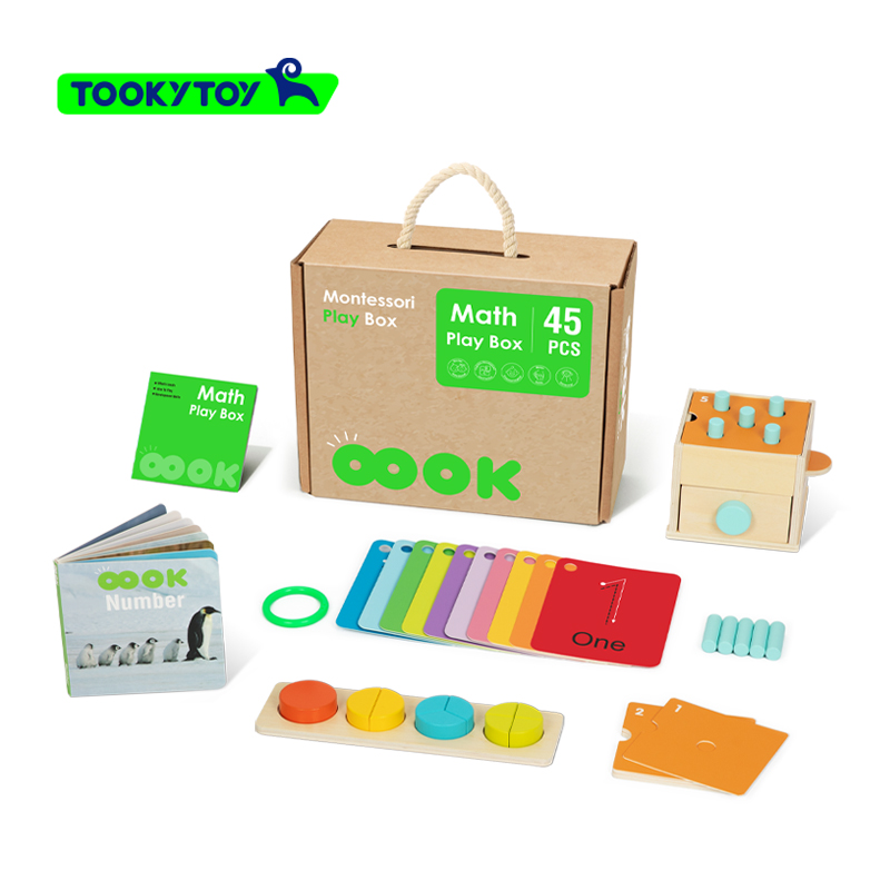 Enlightenment Math Teaching Aids Children's Sensory Geometry Early Learning Toys Recognizing Numbers Cards Montessori Math Set