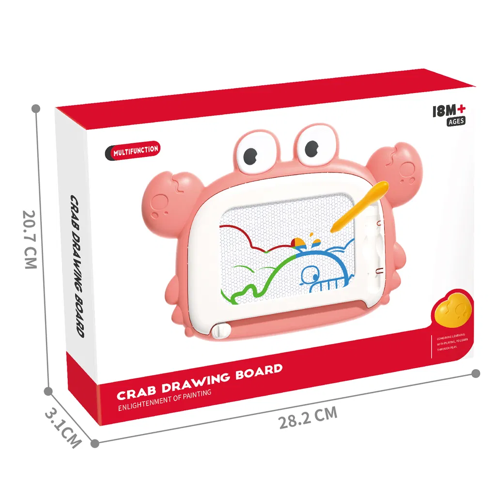 Kids Cute Early Educational Learning Crab Drawing Board Toy for Children
