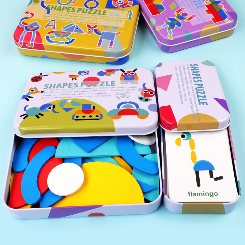 Wooden Educational Shapes Puzzle Details 4