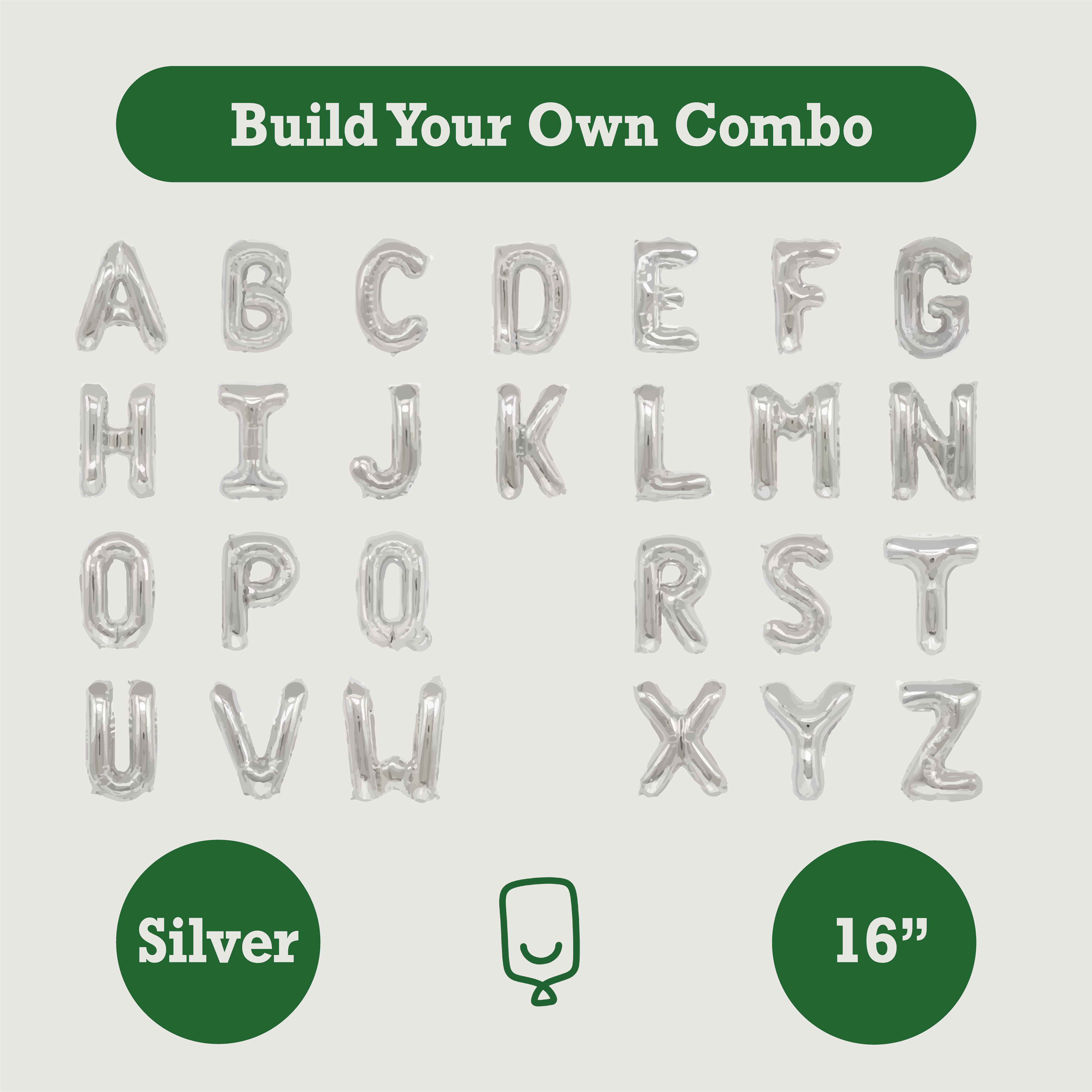 Customize Mixed Set | Letters and Numbers Combination | OEM/ODM | Foil Balloon | Mylar Balloon | Helium Balloon | Low MOQ