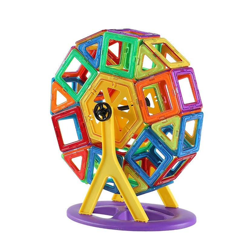 Multi-color ABS Material Preschool Toys Gifts Educational Toys Magnetic Tiles Building Block