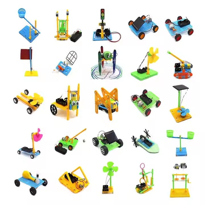 Wholesale Early Educational Learning Physical Experiment Toys Wooden Stem Toy Diy Kits For Kids