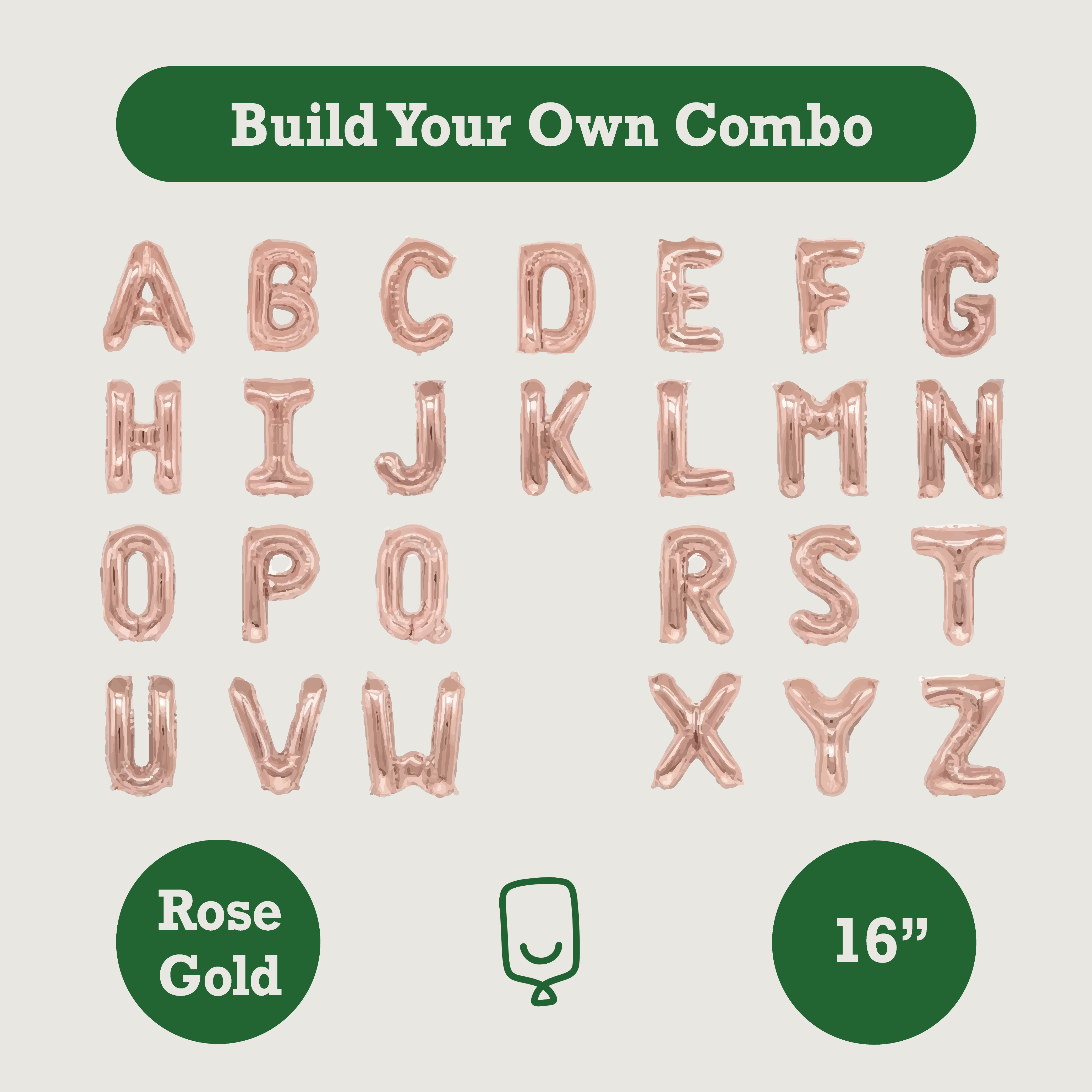 Customize Mixed Set | Letters and Numbers Combination | OEM/ODM | Foil Balloon | Mylar Balloon | Helium Balloon | Low MOQ