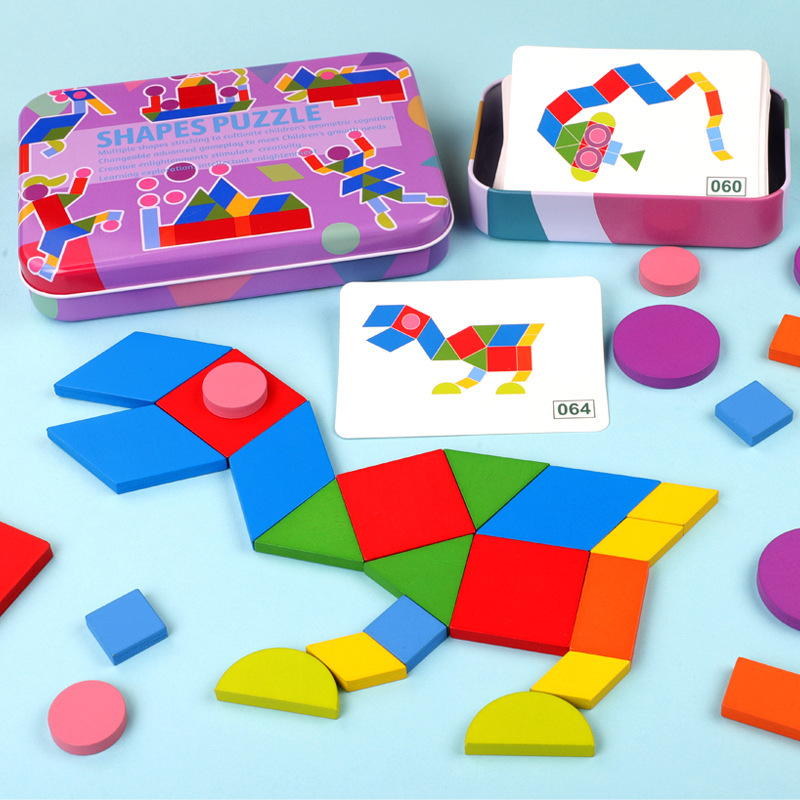 Wooden Educational Shapes Puzzle Details 9