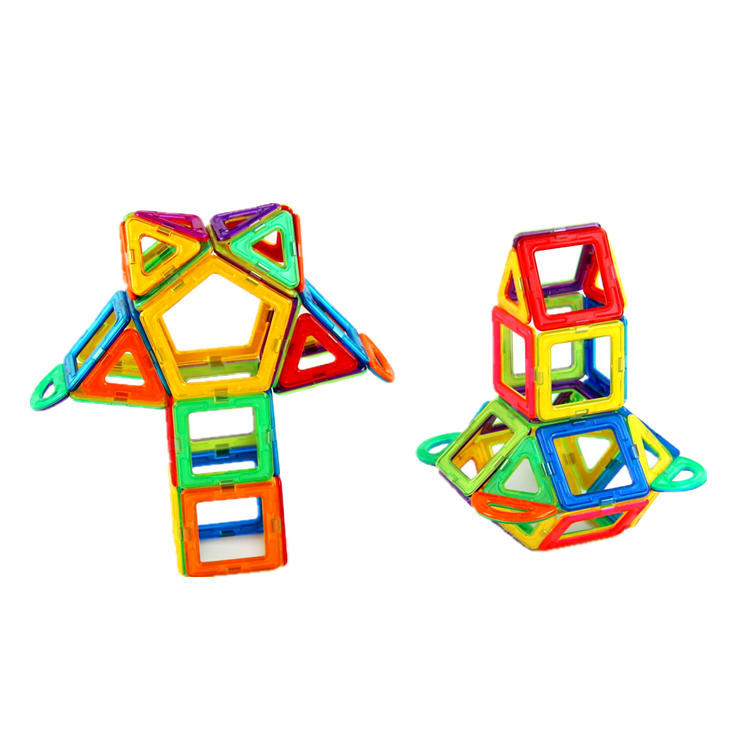 Educational Wholesale New Toys Magnetic Building Blocks Sets Kids Math Magnetic Building Block Tiles Preschool Learning Toys