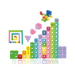 Best Mathematical Number Math Blocks Linking Cubes Counting Blocks Educational Toys Kids Learning Math Toy