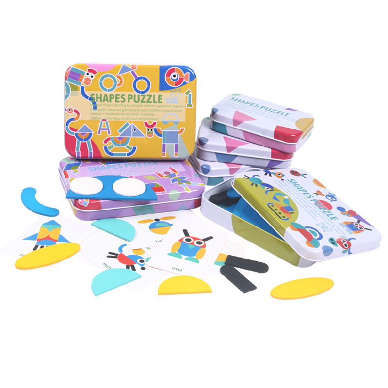 Wooden Educational Shapes Puzzle Details 1