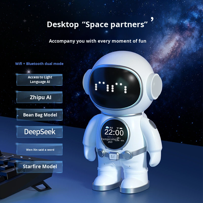 New Version Tuya APP Educational Electronic Astronaut AI Robot Toy WiFi Voice Interaction Intelligent Dialogue for 50+ Language