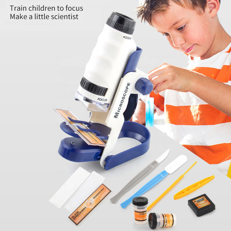 Science Experiments Kit Toys Microscope Set Stem Education Toys Science Educational Kits Wholesale Educational Toys Microscope